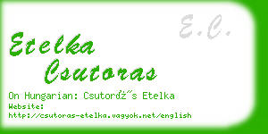 etelka csutoras business card